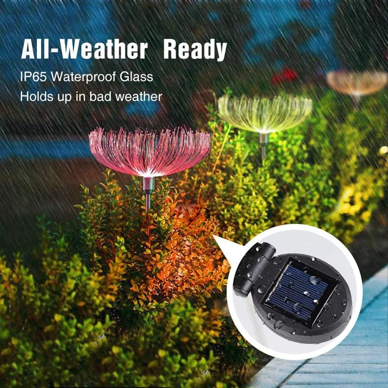 Multi-Colored Solar Stake Light Outdoor Decorative Ip65 Waterproof Fiber Optic Solar Lighting 2 Pack Solar Garden Light
Multi-Colored Solar Stake Light Outdoor Decorative Ip65 Waterproof Fiber Optic Solar Lighting 2 Pack Solar Garden Light