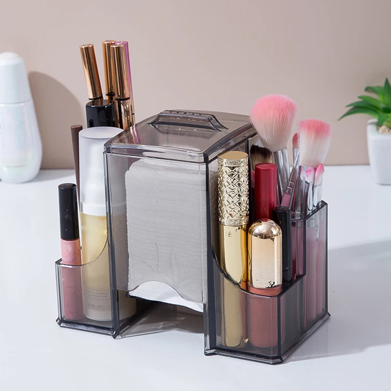 Transparent Desktop Cosmetic Storage Box Cotton Pad Holder Table Makeup Jewelry Organizer
Transparent Desktop Cosmetic Storage Box Cotton Pad Holder Table Makeup Jewelry Organizer