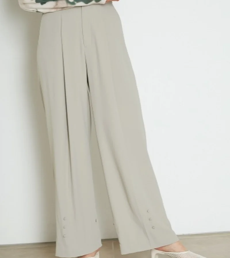 Office Lady Elegant High Waist Lantern Wide Leg Pants Women Spring Solid Casual Pantalones Draped Design Loose Trousers Femme
Office Lady Elegant High Waist Lantern Wide Leg Pants Women Spring Solid Casual Pantalones Draped Design Loose Trousers Femme