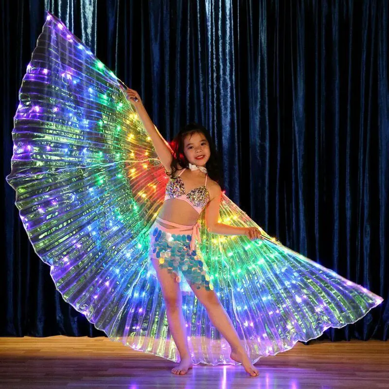 Rainbow Wing LED Butterfly Costume Shawl Fairy Performance Clothing For Children New Design Stage Dance Wear
Rainbow Wing LED Butterfly Costume Shawl Fairy Performance Clothing For Children New Design Stage Dance Wear