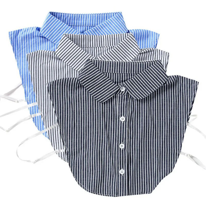 Striped Fake Collars For Men's Women's Shirts Detachable collars Commuter OL Ladies Fake Collars Half-Shirt Hot new
Striped Fake Collars For Men's Women's Shirts Detachable collars Commuter OL Ladies Fake Collars Half-Shirt Hot new