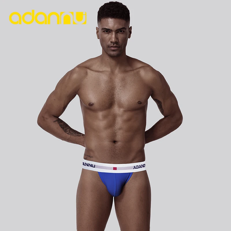 ADANNU Brand Sexy Men Underwear Gay Jockstrap Cotton Double T Male Panties Cueca Tanga Men Thong Comfortable Underpants AD46
ADANNU Brand Sexy Men Underwear Gay Jockstrap Cotton Double T Male Panties Cueca Tanga Men Thong Comfortable Underpants AD46