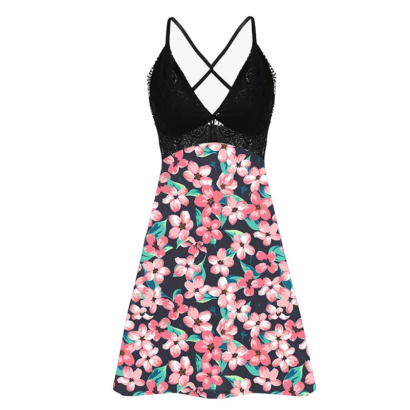 2021 Summer Sexy Printed Women Night Dress Sleep Wear Lingerie Sexy Nightwear Robe Sleepdress Babydoll Fashion Hot Korea Dress
2021 Summer Sexy Printed Women Night Dress Sleep Wear Lingerie Sexy Nightwear Robe Sleepdress Babydoll Fashion Hot Korea Dress