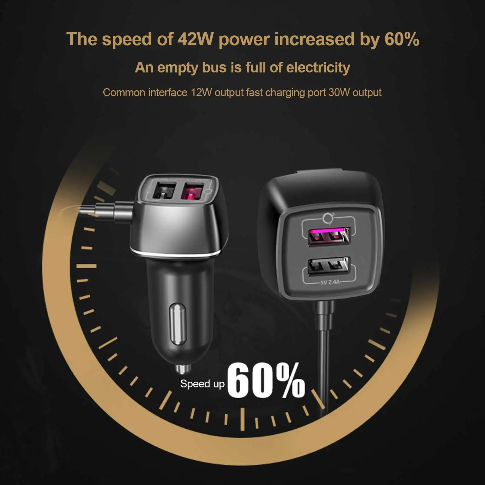 TiOODRE New Car Charger Four USB Interfaces Compact Practical Car Charging Device QC3.0 For 12-24v Vehicle Car MPV SUV Truck
TiOODRE New Car Charger Four USB Interfaces Compact Practical Car Charging Device QC3.0 For 12-24v Vehicle Car MPV SUV Truck
