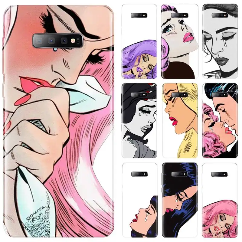 Crying Comic Girl Painting Pop Art Phone Case For Samsung Galaxy S5 S6 S7 S8 S9 S10 S10e S20 edge plus lite Cover Shell Funda
Crying Comic Girl Painting Pop Art Phone Case For Samsung Galaxy S5 S6 S7 S8 S9 S10 S10e S20 edge plus lite Cover Shell Funda