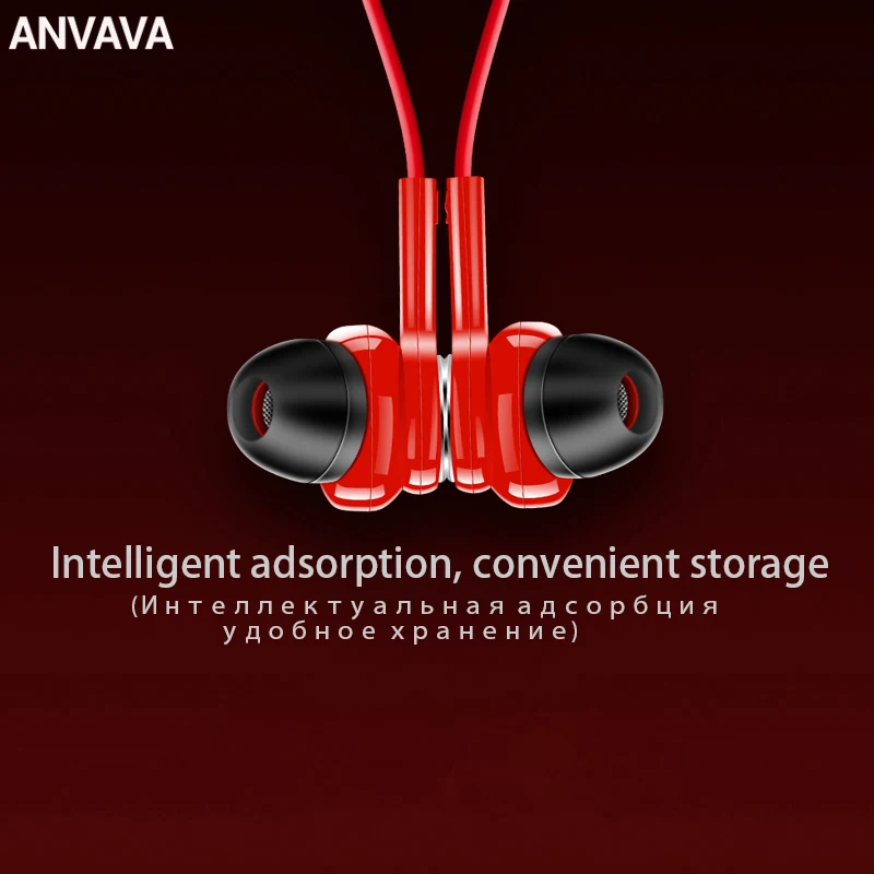 Беспроводные Hi-Fi наушники ANVAVA стереонаушники Bluetooth мини-гарнитура с басами