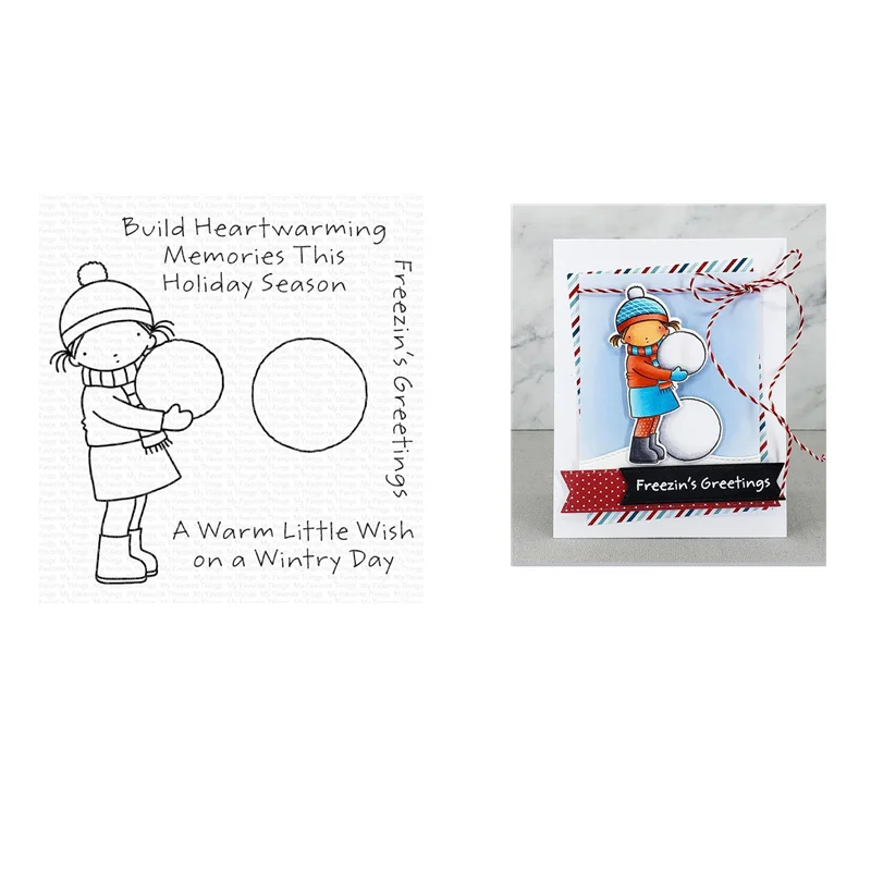Freezin’s Greetings Metal Cutting Dies And Clear Stamps For Craft Making Paper Greeting Card Tag Scrapbooking 2021 New Christmas
Freezin’s Greetings Metal Cutting Dies And Clear Stamps For Craft Making Paper Greeting Card Tag Scrapbooking 2021 New Christmas