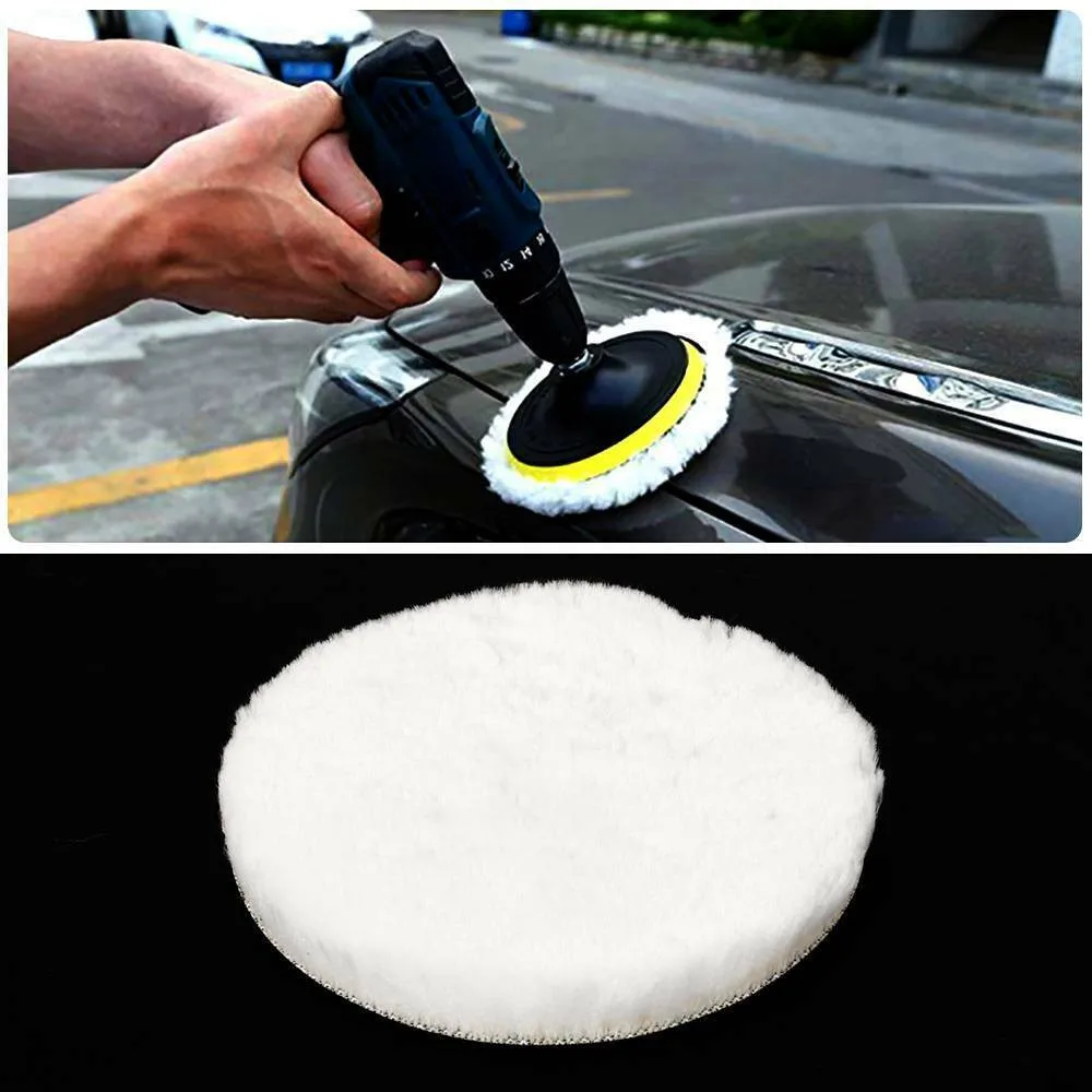 5PCS Buffing Polishing Pads Wool Wheel Mop Kit For Car Polisher Drill Adatper Wheels Brush Sand Rotary Tool
5PCS Buffing Polishing Pads Wool Wheel Mop Kit For Car Polisher Drill Adatper Wheels Brush Sand Rotary Tool