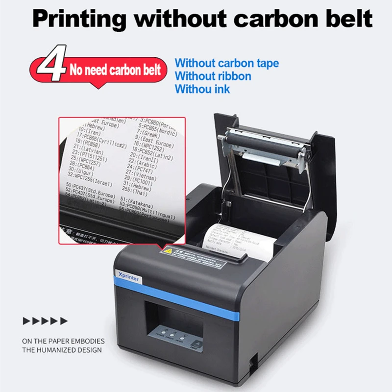 Xprinter кухонный аппарат для выноса, кейтеринга, кассира, термопринтер с Bluetooth, автоматический нож для резки бумаги, 80 мм
Xprinter кухонный аппарат для выноса, кейтеринга, кассира, термопринтер с Bluetooth, автоматический нож для резки бумаги, 80 мм