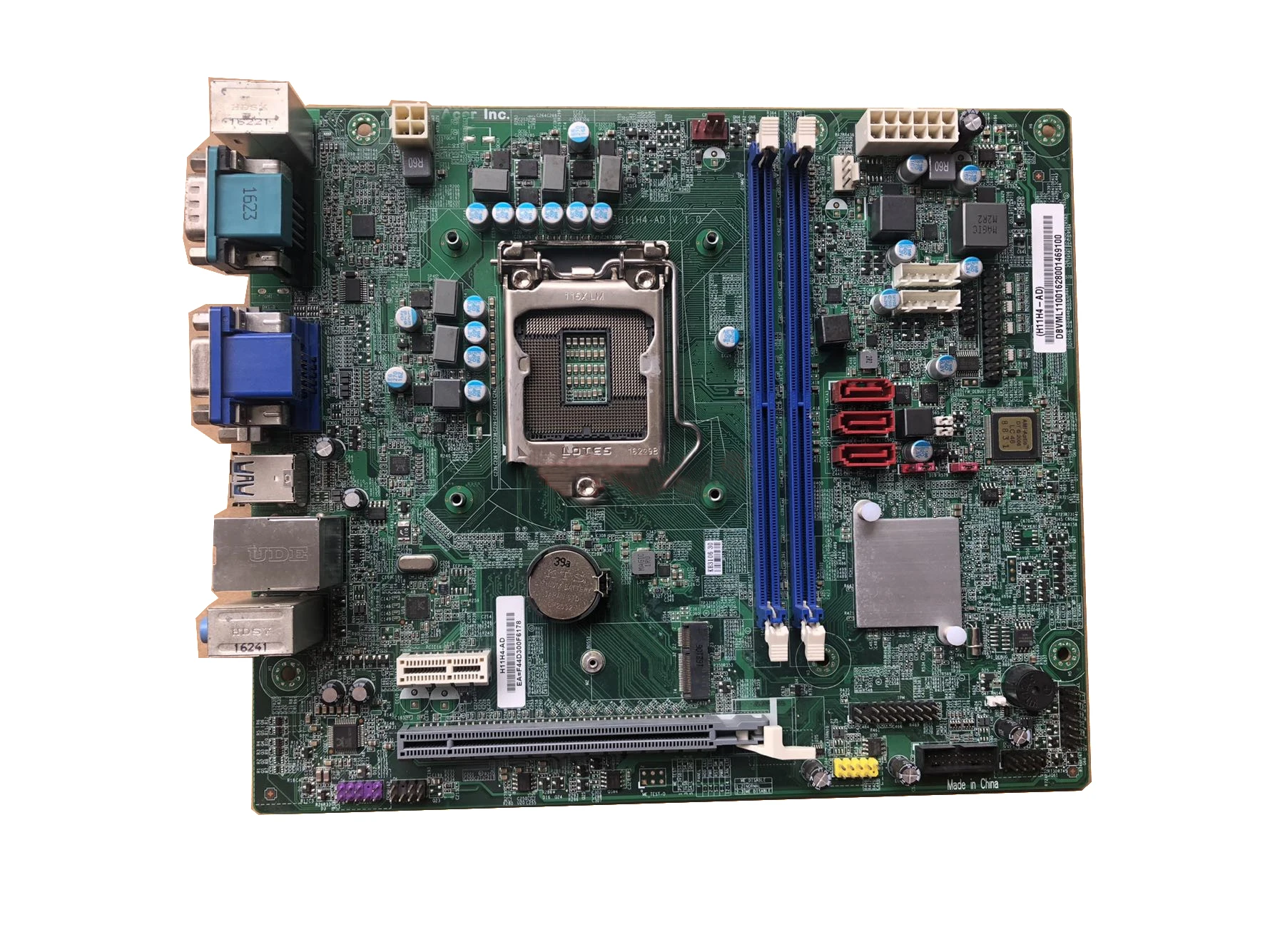 Материнская плата высокого качества для настольного ПК H11H4-AD H110 DDR4 1151 перед