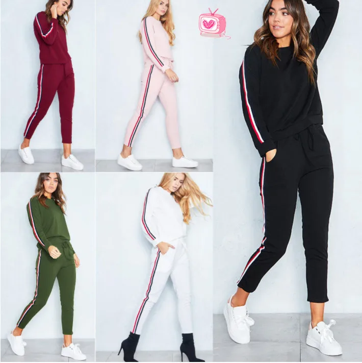 Popular Pure Color Sports and Leisure Long-sleeved Trousers Suit Two Piece Set Women Two Piece Set Winter Matching Set
Popular Pure Color Sports and Leisure Long-sleeved Trousers Suit Two Piece Set Women Two Piece Set Winter Matching Set