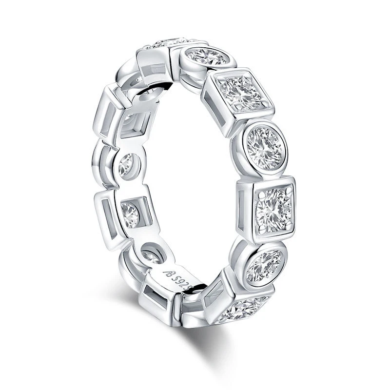 Knobspin Luxury 100% 925 Sterling Silver Wedding Engagement Rings For Women High Carbon Diamond Party Fine Jewelry Wholesale
Knobspin Luxury 100% 925 Sterling Silver Wedding Engagement Rings For Women High Carbon Diamond Party Fine Jewelry Wholesale