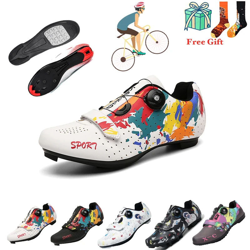 Cycling shoes graffiti outdoors man bicycle roads self-locking sapatilha ciclismo mtb Self-locking Flat Cleat Mountain SPD
Cycling shoes graffiti outdoors man bicycle roads self-locking sapatilha ciclismo mtb Self-locking Flat Cleat Mountain SPD