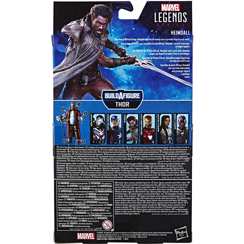 Original Hasbro Marvel Legends The Avengers Series Heimdall Thor Infinity War Collection Action Figure Model Gift Adult Kids Toy
Original Hasbro Marvel Legends The Avengers Series Heimdall Thor Infinity War Collection Action Figure Model Gift Adult Kids Toy