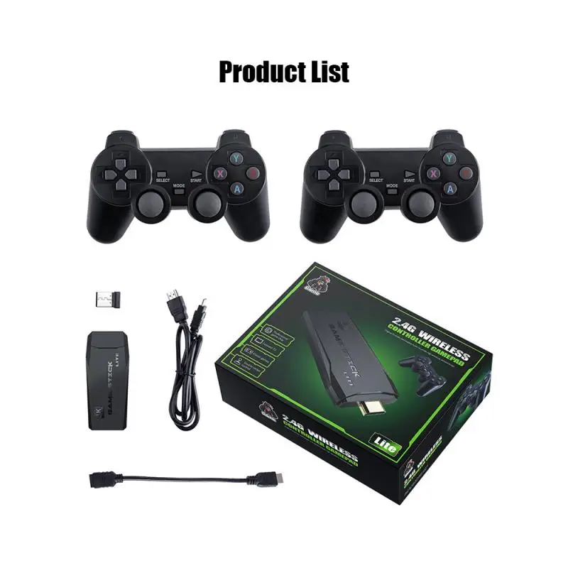 2021 New 4K HD Retro Video Game Console 2.4G Double Wireless Controller Classic Retro TV Game Console 10000 Games
2021 New 4K HD Retro Video Game Console 2.4G Double Wireless Controller Classic Retro TV Game Console 10000 Games