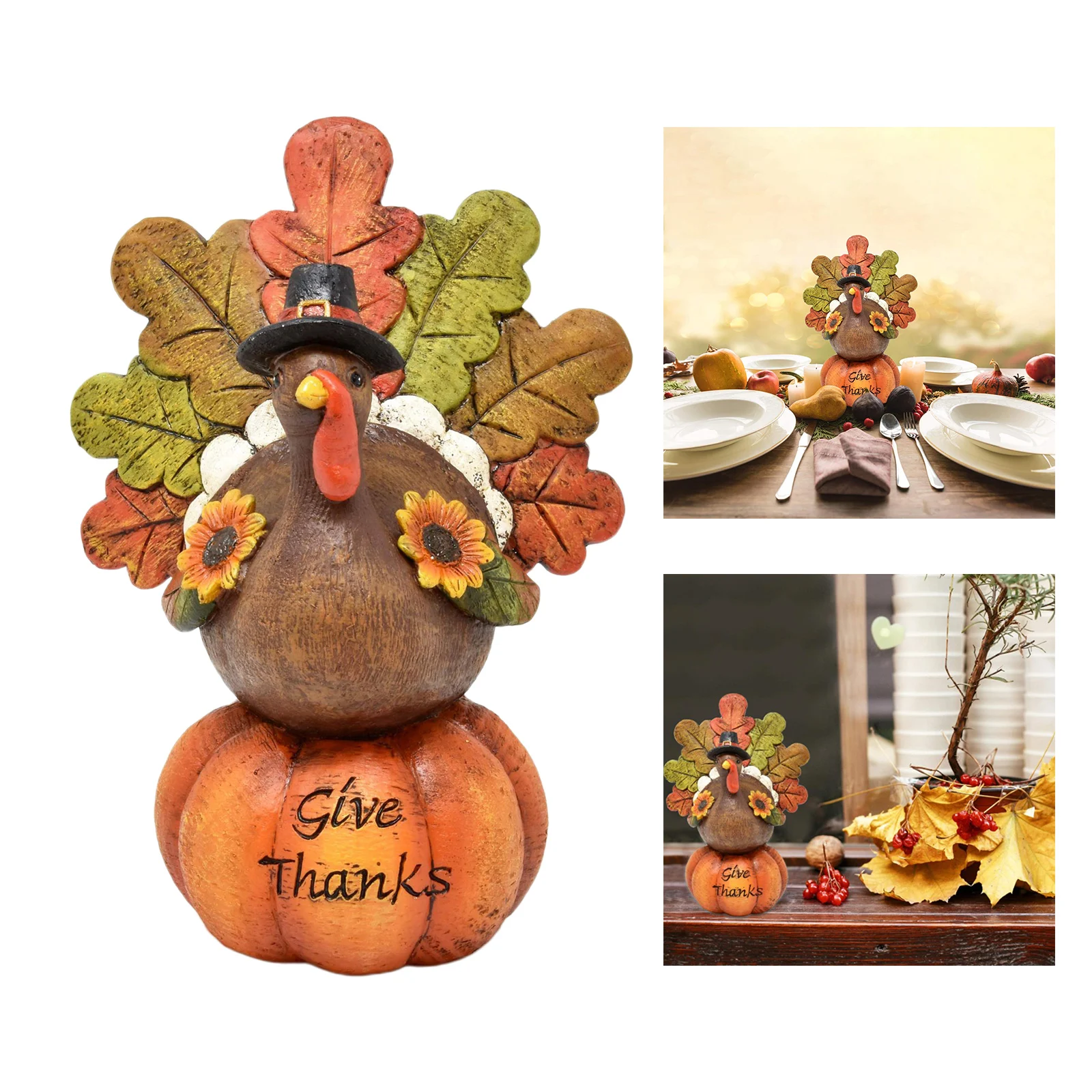 Thanksgiving Pumpkin Turkey Indoor Outdoor Resin Statue Autumn Fall Thanksgiving Harvest Garden Porch Patio Hallway Home Decor
Thanksgiving Pumpkin Turkey Indoor Outdoor Resin Statue Autumn Fall Thanksgiving Harvest Garden Porch Patio Hallway Home Decor