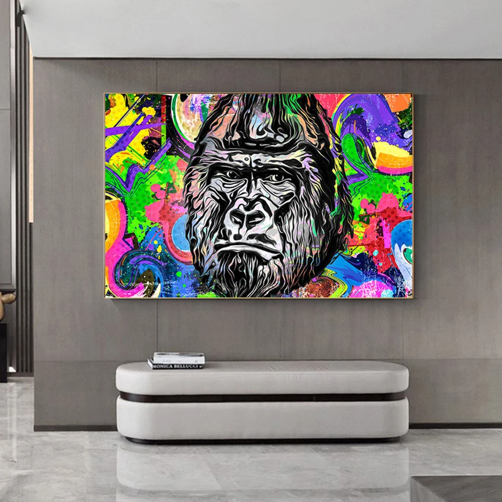 Abstract Graffiti Skull Animal Dog Cat Orangutan Deer Posters Wall Paintings Art for Interior Living Room HD Canvas Prints Decor
Abstract Graffiti Skull Animal Dog Cat Orangutan Deer Posters Wall Paintings Art for Interior Living Room HD Canvas Prints Decor
