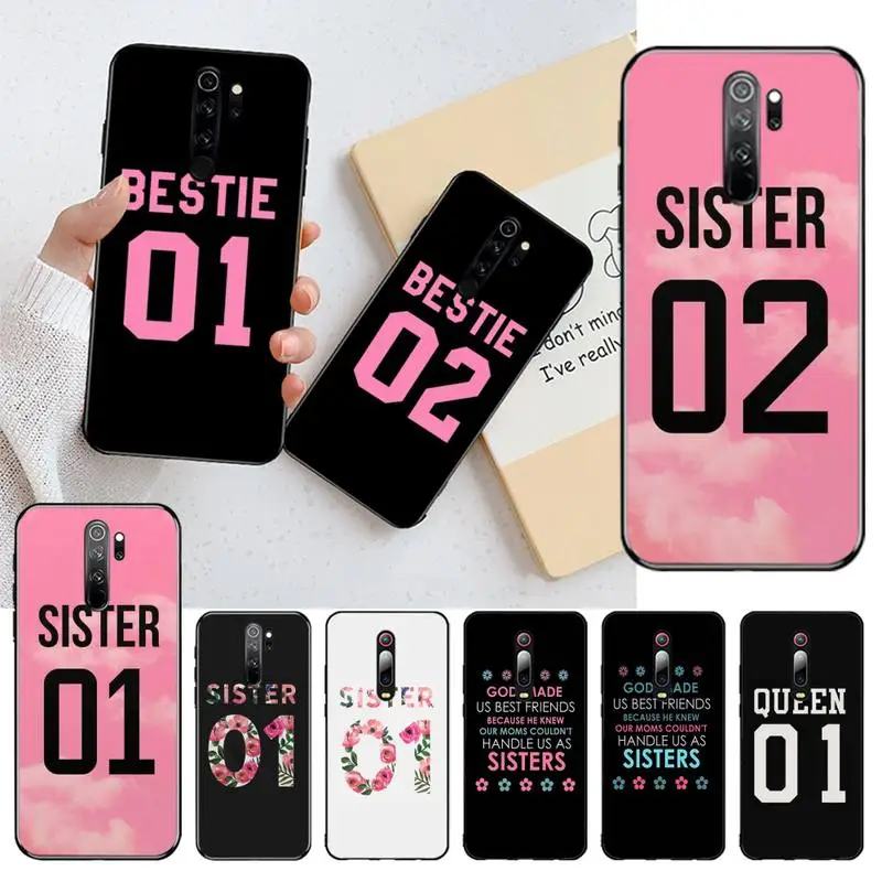 HPCHCJHM Bestie Sister 01 02 Best Friend Soft Silicone Black Phone Case for Redmi Note 8 8A 8T 7 6 6A 5 5A 4 4X 4A Go Pro
HPCHCJHM Bestie Sister 01 02 Best Friend Soft Silicone Black Phone Case for Redmi Note 8 8A 8T 7 6 6A 5 5A 4 4X 4A Go Pro