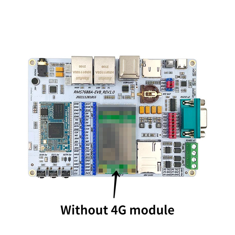 Without 4G module MT7688A MT7628N Module IoT OpenWrt Development Board Industrial Control Serial Gateway 4G Router
Without 4G module MT7688A MT7628N Module IoT OpenWrt Development Board Industrial Control Serial Gateway 4G Router