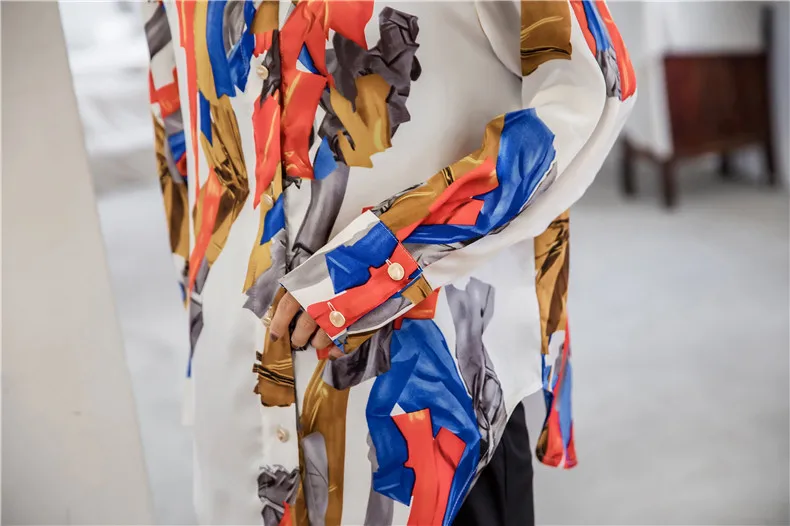 CHEERART Fall 2020 Women Long Sleeve Korean Blouse Button Up Collar Shirt Ladies Top Color Block Print Loose Shirt Clothing
CHEERART Fall 2020 Women Long Sleeve Korean Blouse Button Up Collar Shirt Ladies Top Color Block Print Loose Shirt Clothing