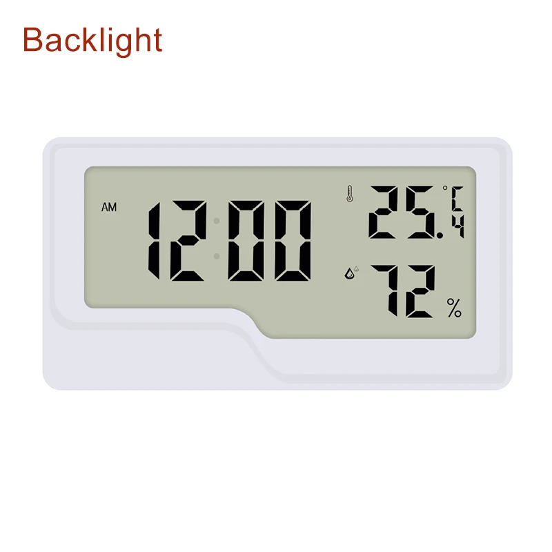 Электронный термометр-гигрометр с подсветкой и ЖК-дисплеем
Электронный термометр-гигрометр с подсветкой и ЖК-дисплеем