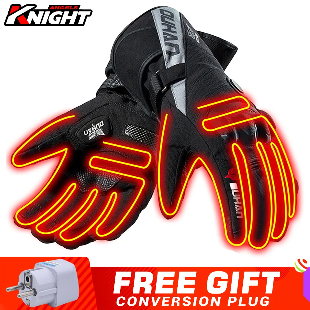 DUHAN Heated Gloves Motorcycle Waterproof Rechargeable Gloves Battery Powered Winter Warm Heating Gloves Guantes Touch Screen
DUHAN Heated Gloves Motorcycle Waterproof Rechargeable Gloves Battery Powered Winter Warm Heating Gloves Guantes Touch Screen