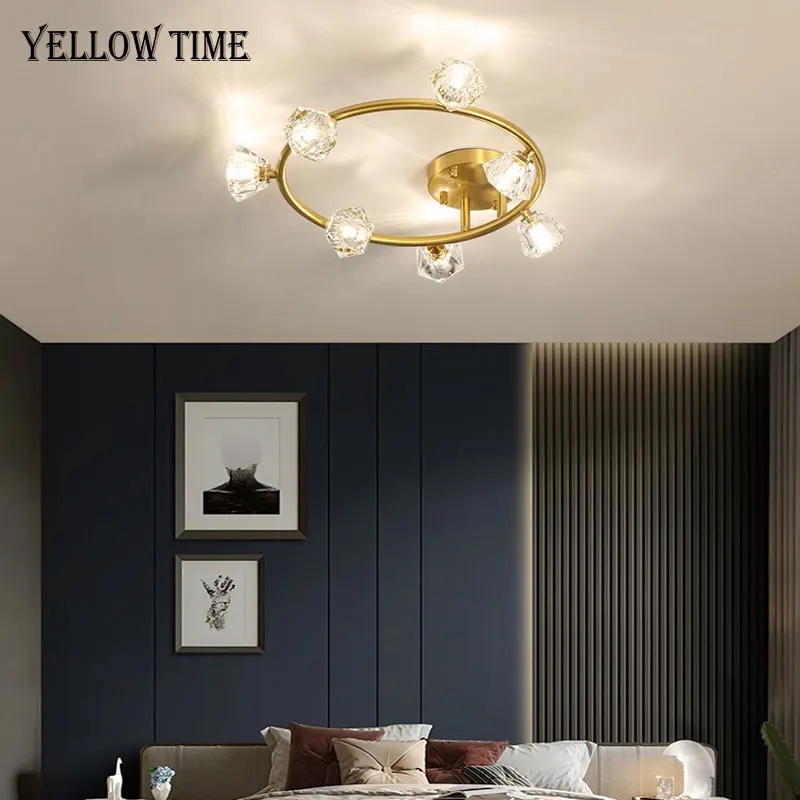 Luxury LED Chandelier Gold Lustre For Living room Bedroom Kitchen ALL Copper Crystal Chandelier Decoration Ceiling Lamp Lighting
Luxury LED Chandelier Gold Lustre For Living room Bedroom Kitchen ALL Copper Crystal Chandelier Decoration Ceiling Lamp Lighting