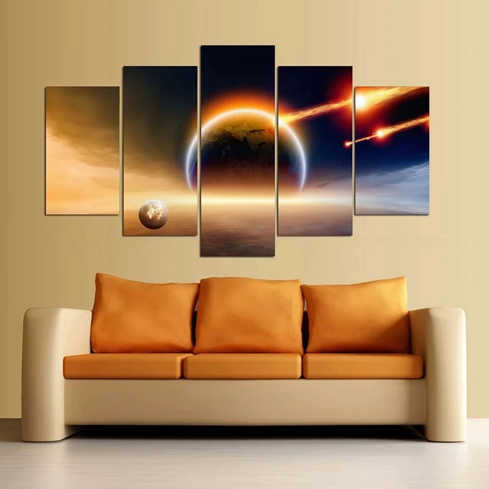 Canvas HD Printed Home Decorative Poster 5 Panel Earth Meteorites Fell Painting Wall Art Modular Pictures Framework Living Room
Canvas HD Printed Home Decorative Poster 5 Panel Earth Meteorites Fell Painting Wall Art Modular Pictures Framework Living Room