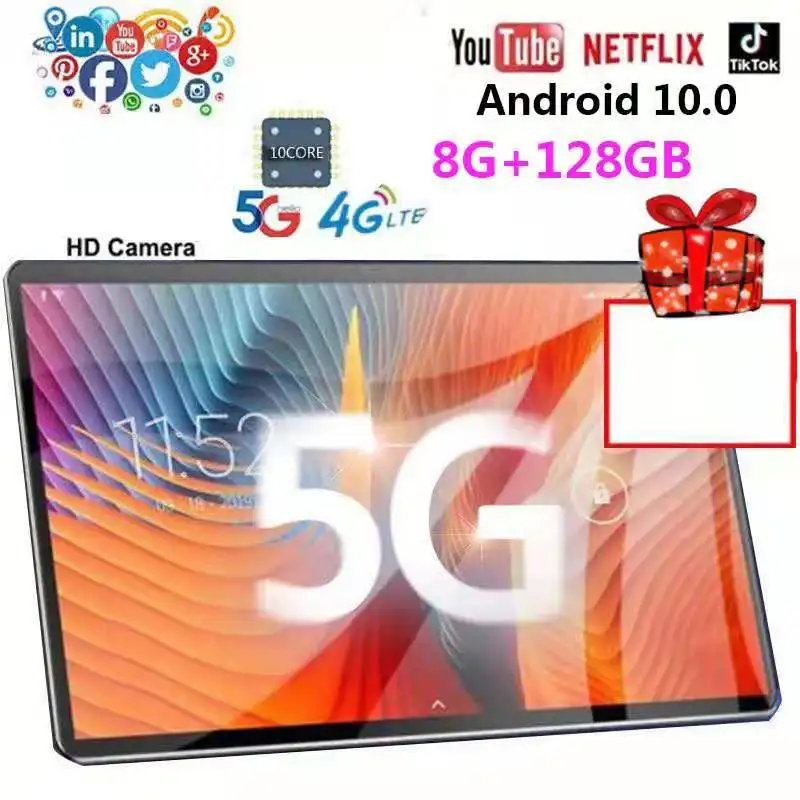 10,1-дюймовый планшетный ПК 10,1x1280 HD 8 ГБ ОЗУ 800 Гб ПЗУ 10 ядер камера 13 МП GPS Bluetooth 4G телефонные звонки Wi-Fi
10,1-дюймовый планшетный ПК 10,1x1280 HD 8 ГБ ОЗУ 800 Гб ПЗУ 10 ядер камера 13 МП GPS Bluetooth 4G телефонные звонки Wi-Fi