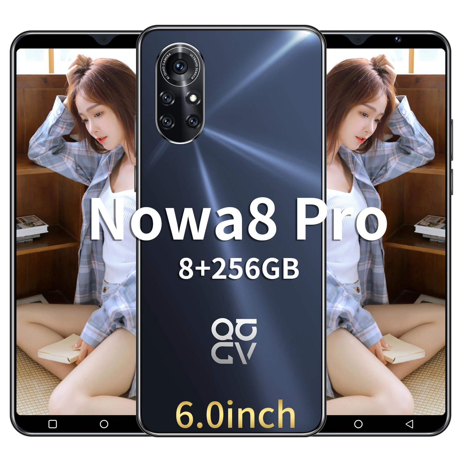 HUAWE Smartphones 4G 5G Network Deca Core Nowa 8 Pro Undefined 32MP HD 6.0 Inch Global Version 12GB RAM 512GB ROM Mobile Phone
HUAWE Smartphones 4G 5G Network Deca Core Nowa 8 Pro Undefined 32MP HD 6.0 Inch Global Version 12GB RAM 512GB ROM Mobile Phone
