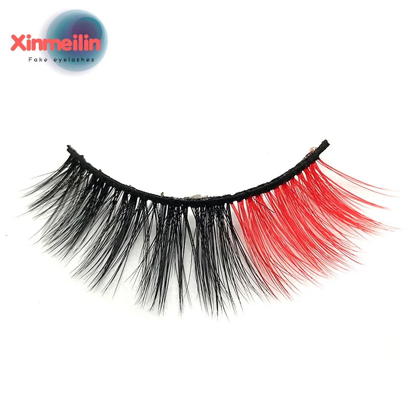 New eye Tail Colorful 3D false eyelashes natural thick cross Fake lashes black color mix Stage Exaggerated cosplay makeup tools
New eye Tail Colorful 3D false eyelashes natural thick cross Fake lashes black color mix Stage Exaggerated cosplay makeup tools