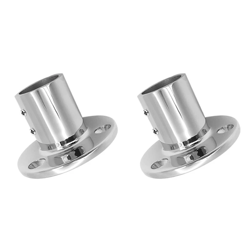 2Pcs 316 Stainless Steel 90 Degree Marine Boat Hand Rail Fitting Round Stanchion Boating Tubes Base for Pipe 32 Dia
2Pcs 316 Stainless Steel 90 Degree Marine Boat Hand Rail Fitting Round Stanchion Boating Tubes Base for Pipe 32 Dia