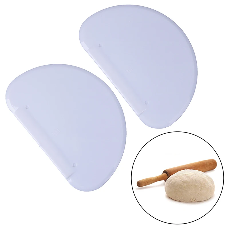 

Round Plastic Dough Pizza Cutter Pastry Slicer Blade Gift Bread Pasty Scraper Blade Kitchen Tool