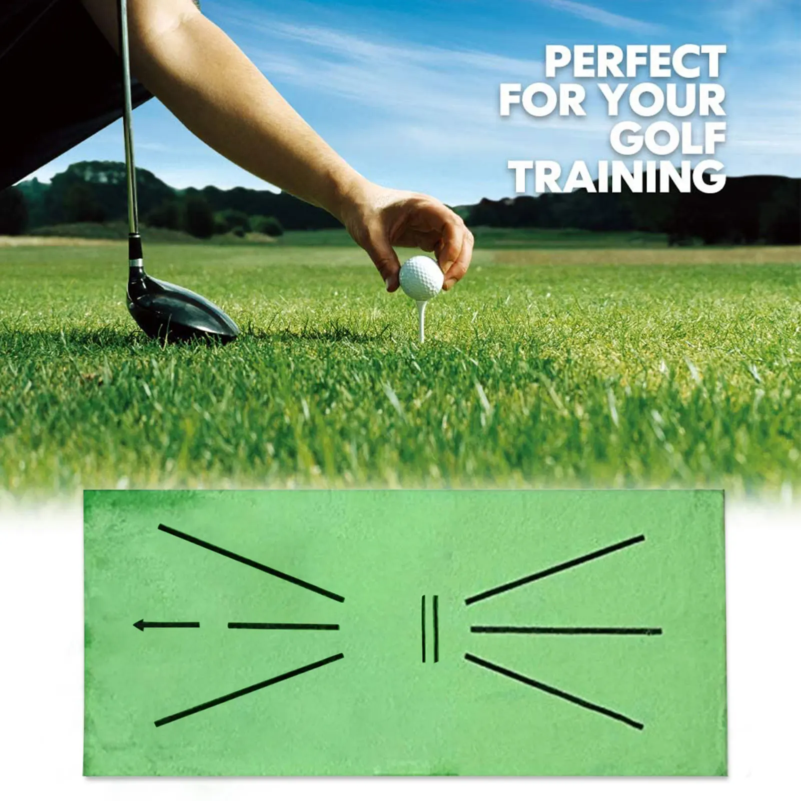 Golf Practice Mat Golf Training Swing Pad Backyard Outdoor Golf Hitting Mat Batting Golfer Practice Training Aid Cushion 30X60cm
Golf Practice Mat Golf Training Swing Pad Backyard Outdoor Golf Hitting Mat Batting Golfer Practice Training Aid Cushion 30X60cm