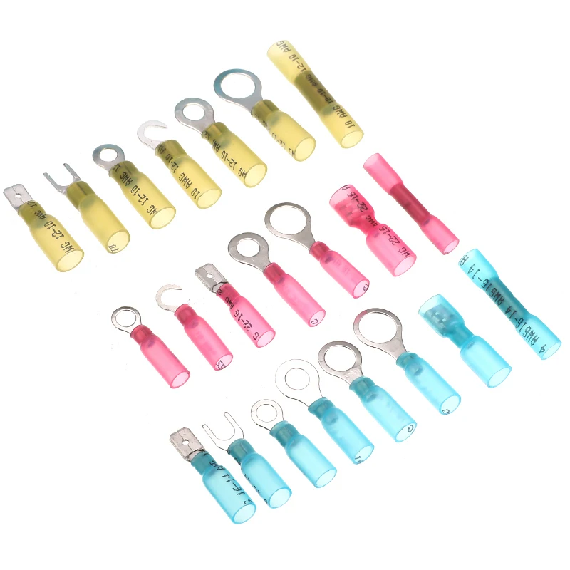 270PCS Assorted Insulated Electrical Wire Crimp Cable Connector Spade Butt Ring Fork Set Ring Lugs Rolled Kit Terminals
270PCS Assorted Insulated Electrical Wire Crimp Cable Connector Spade Butt Ring Fork Set Ring Lugs Rolled Kit Terminals