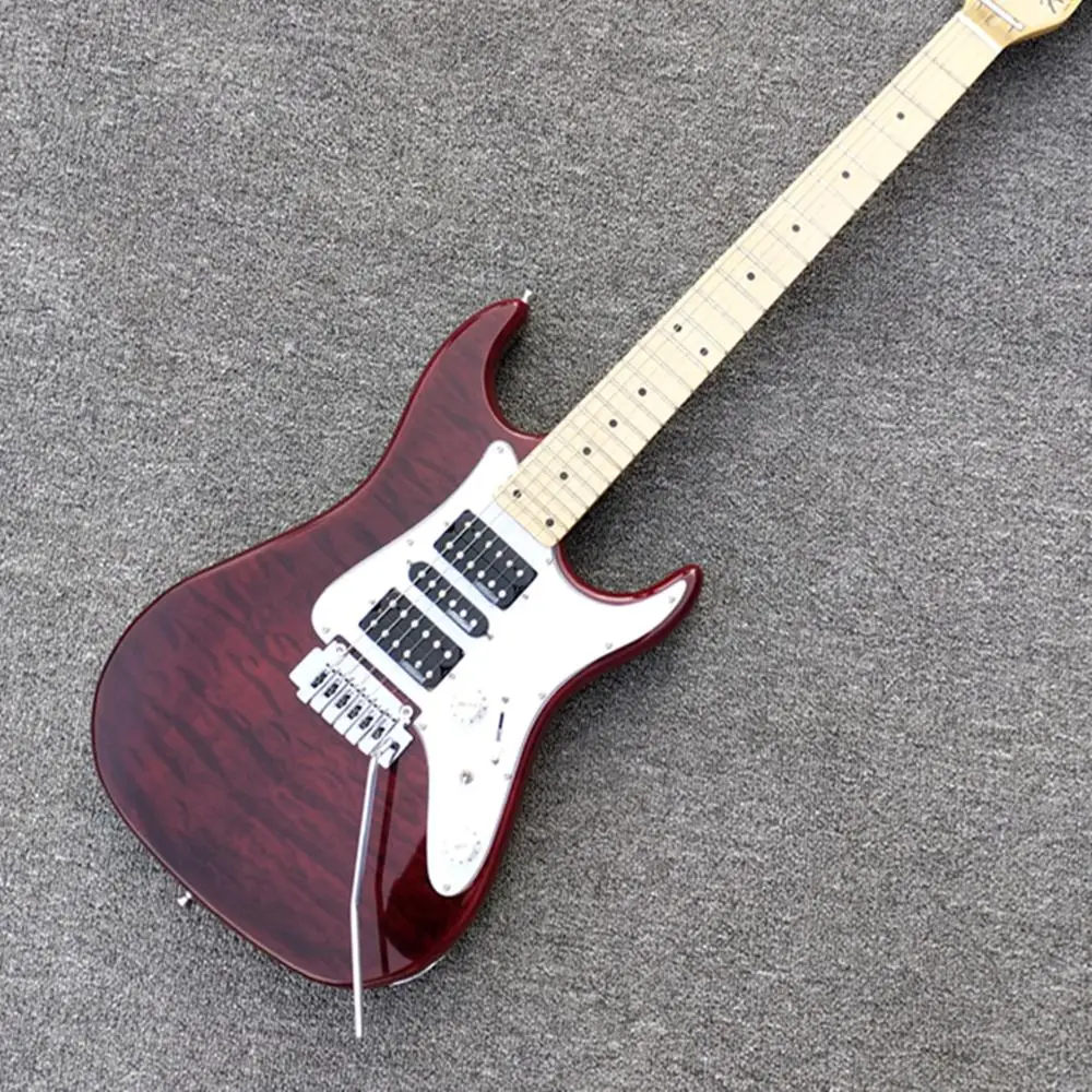 2020 factory custom,Tremolo System 6 strings electric guitar with bridge arm,tiger flamed top,wilkinson pickup,free shipp 
2020 factory custom,Tremolo System 6 strings electric guitar with bridge arm,tiger flamed top,wilkinson pickup,free shipp