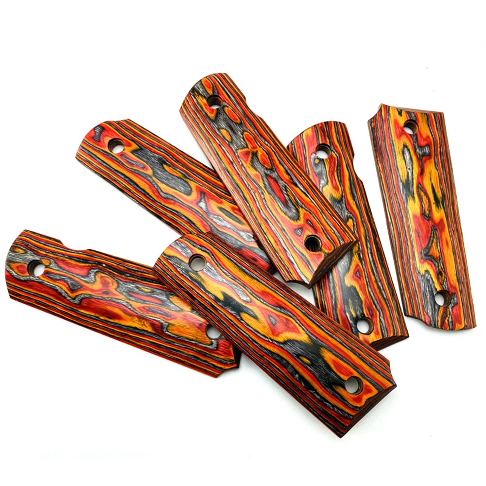 1 пара тактических 1911 модифицированных аксессуаров 1911 Композитный Цвет деревянная ручка защитный материал 
1 пара тактических 1911 модифицированных аксессуаров 1911 Композитный Цвет деревянная ручка защитный материал