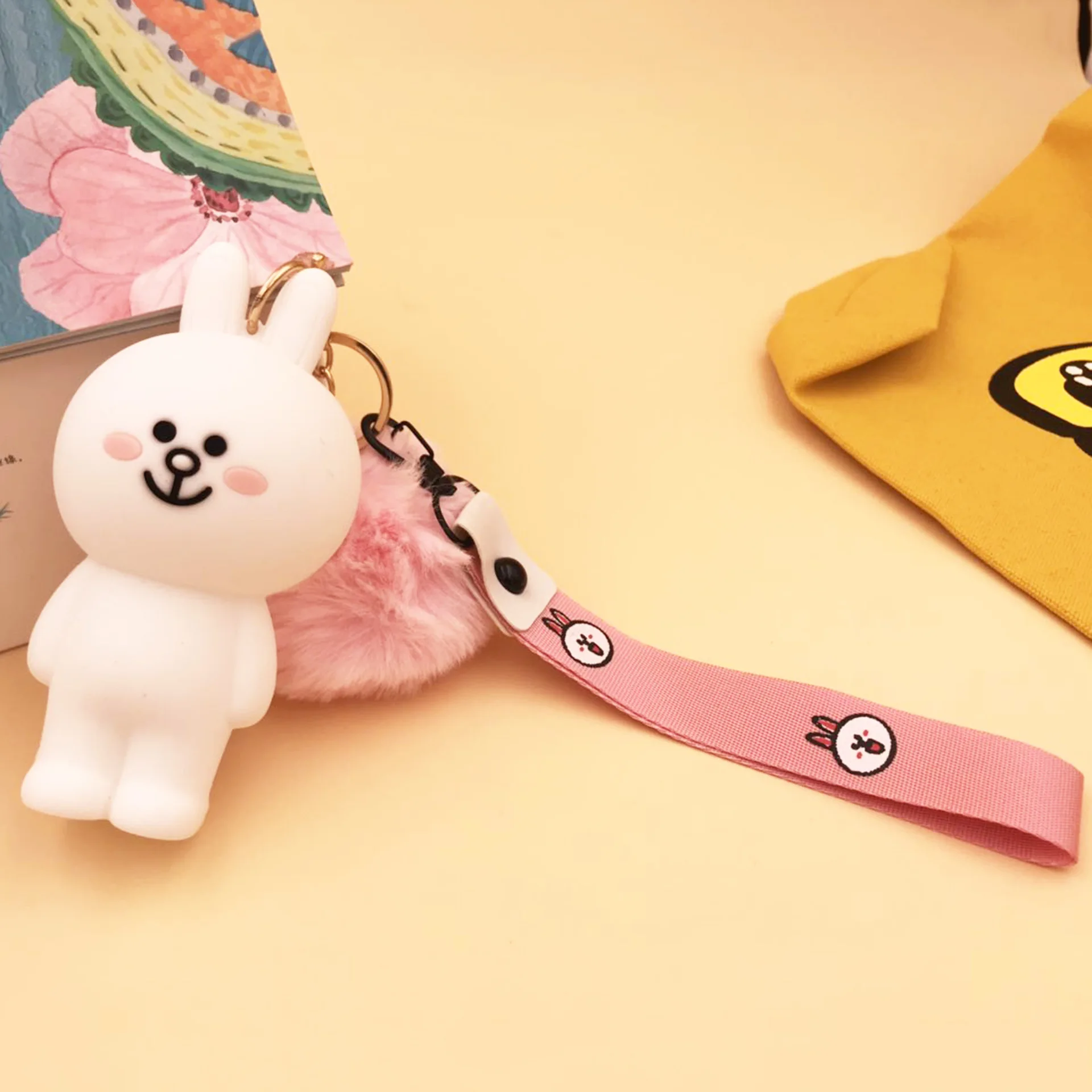 Cartoon Anime Bear Duck Rabbit Three Animal Doll Keychain Cute Silicone Receiv Backpack Keyring Children Girl Favorite Gift Hot 
Cartoon Anime Bear Duck Rabbit Three Animal Doll Keychain Cute Silicone Receiv Backpack Keyring Children Girl Favorite Gift Hot
