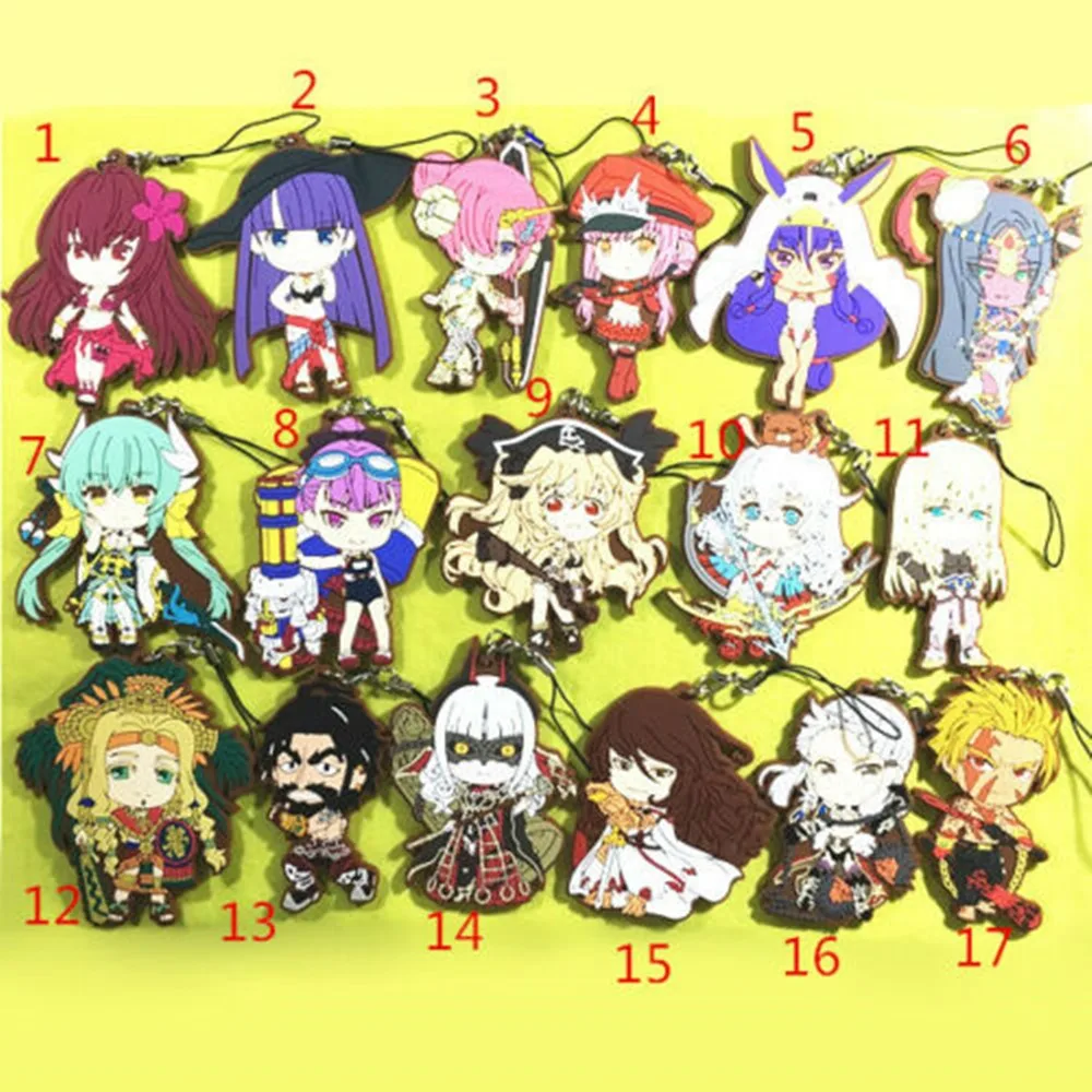 Fate FGO Grand Order Gilgamesh Angra Mainyu Alter брелок для мобильного телефона ключей крючок ремешок