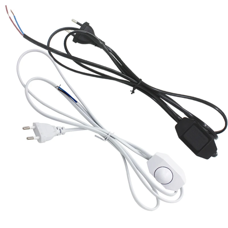 1.8M Black White EU Plug Dimmable Switch Cable Light Modulator Lamp Line Dimmer Controller Table Lamp Power Wire AC110V 220V
1.8M Black White EU Plug Dimmable Switch Cable Light Modulator Lamp Line Dimmer Controller Table Lamp Power Wire AC110V 220V