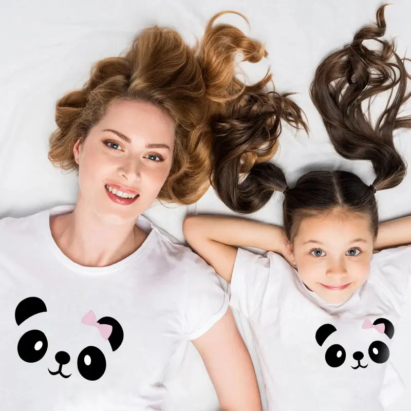 Summer cute big national treasure panda mother and daughter fashion mom and girl round neck short sleeve loose valentine's day
Summer cute big national treasure panda mother and daughter fashion mom and girl round neck short sleeve loose valentine's day