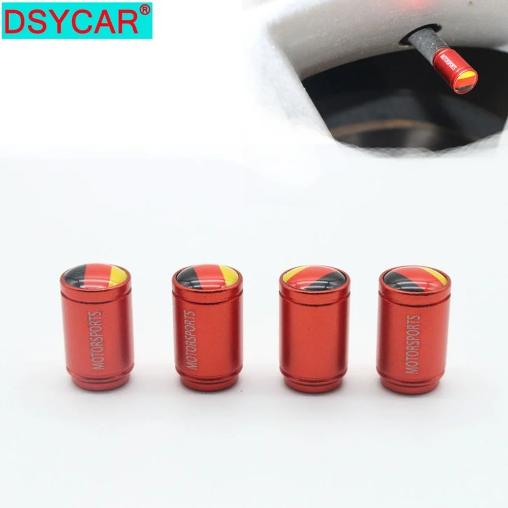 DSYCAR 4Pcs/Set Universal Germany flag Car Moto Bike Tire Wheel Valve Cap Dust covers Car Styling for Fiat Audi Ford Bmw car
DSYCAR 4Pcs/Set Universal Germany flag Car Moto Bike Tire Wheel Valve Cap Dust covers Car Styling for Fiat Audi Ford Bmw car