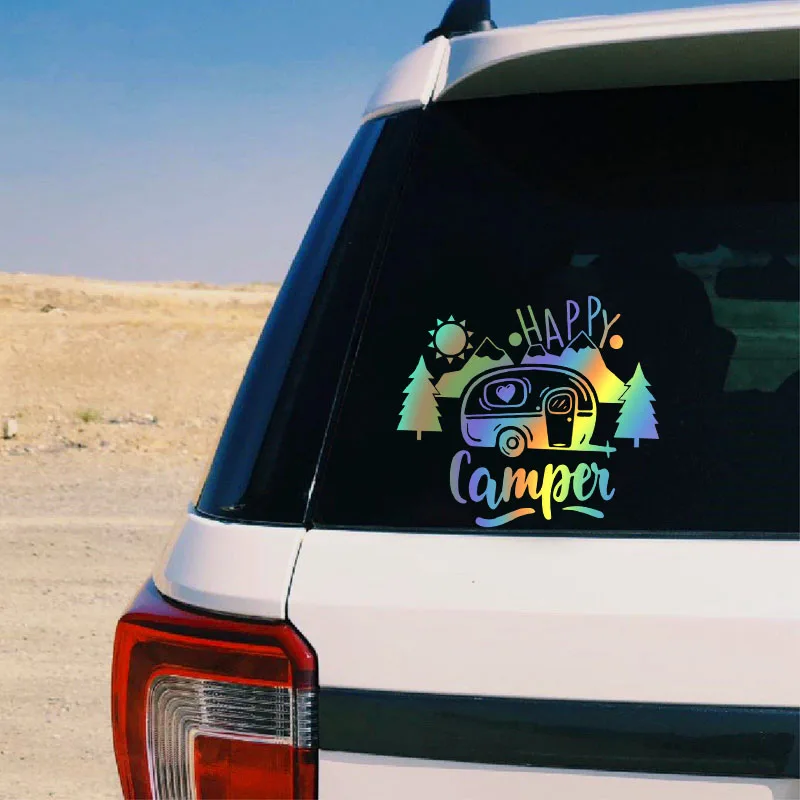 Fashion Happy Camper Car Sticker For The Decoration Vinyl Stickers To Auto Window KK13*12cm
Fashion Happy Camper Car Sticker For The Decoration Vinyl Stickers To Auto Window KK13*12cm