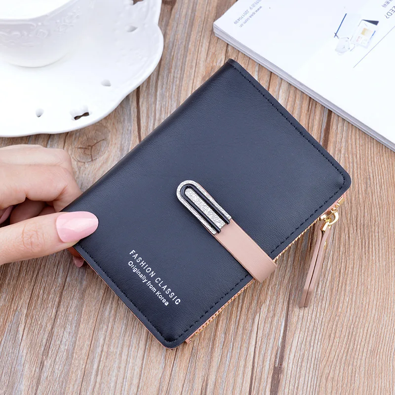 New Women Wallets Pu Leather Purses Female Short Hasp Purse Small Cute Money Bag Ladies Solid Clutch Portable Coin Card Holders
New Women Wallets Pu Leather Purses Female Short Hasp Purse Small Cute Money Bag Ladies Solid Clutch Portable Coin Card Holders