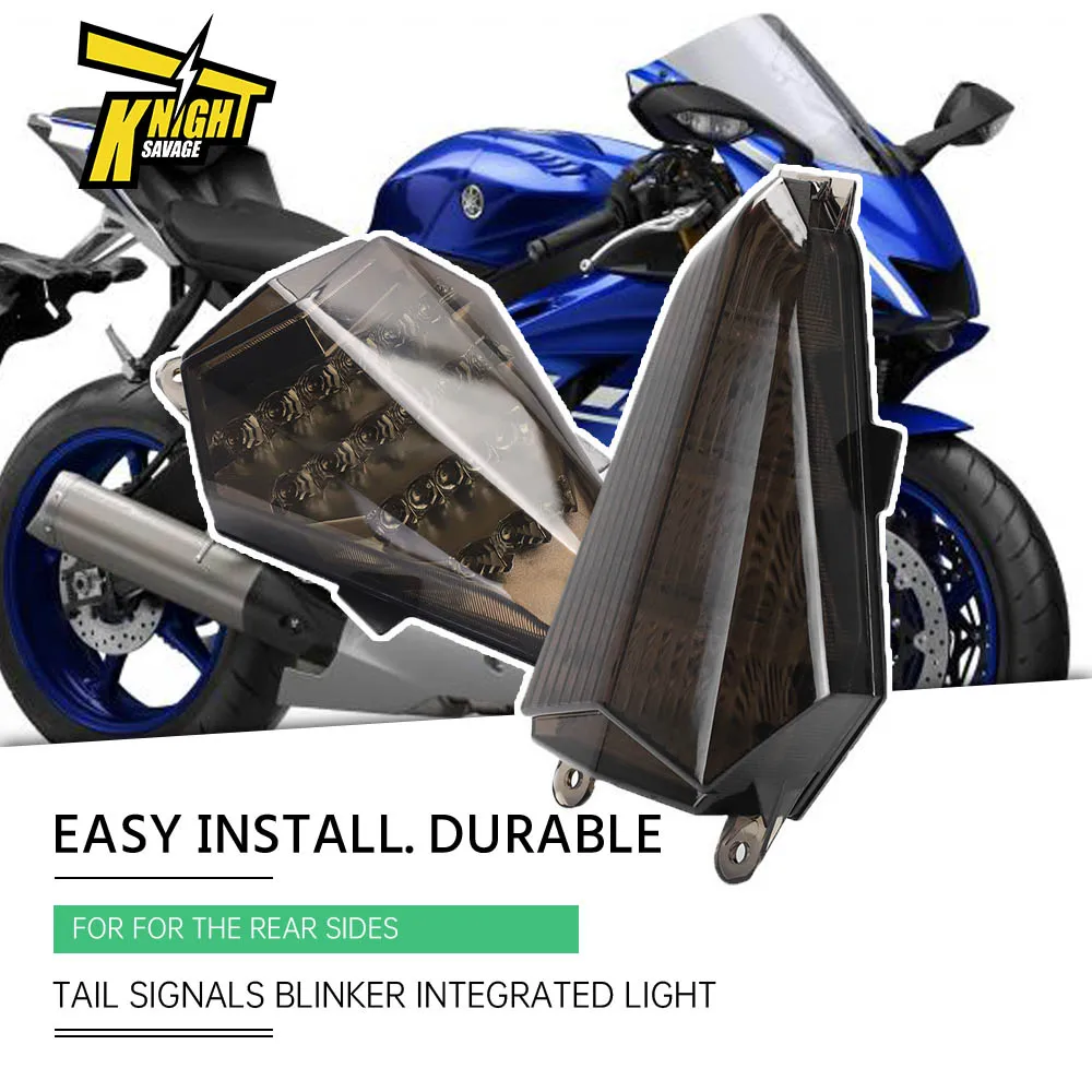 12V For YAMAHA YZF R6 2006-2007 Motorcycle Turn Signal Blinker LED Taillights Light Indicator Lamp Integrated Tail Accessories
12V For YAMAHA YZF R6 2006-2007 Motorcycle Turn Signal Blinker LED Taillights Light Indicator Lamp Integrated Tail Accessories