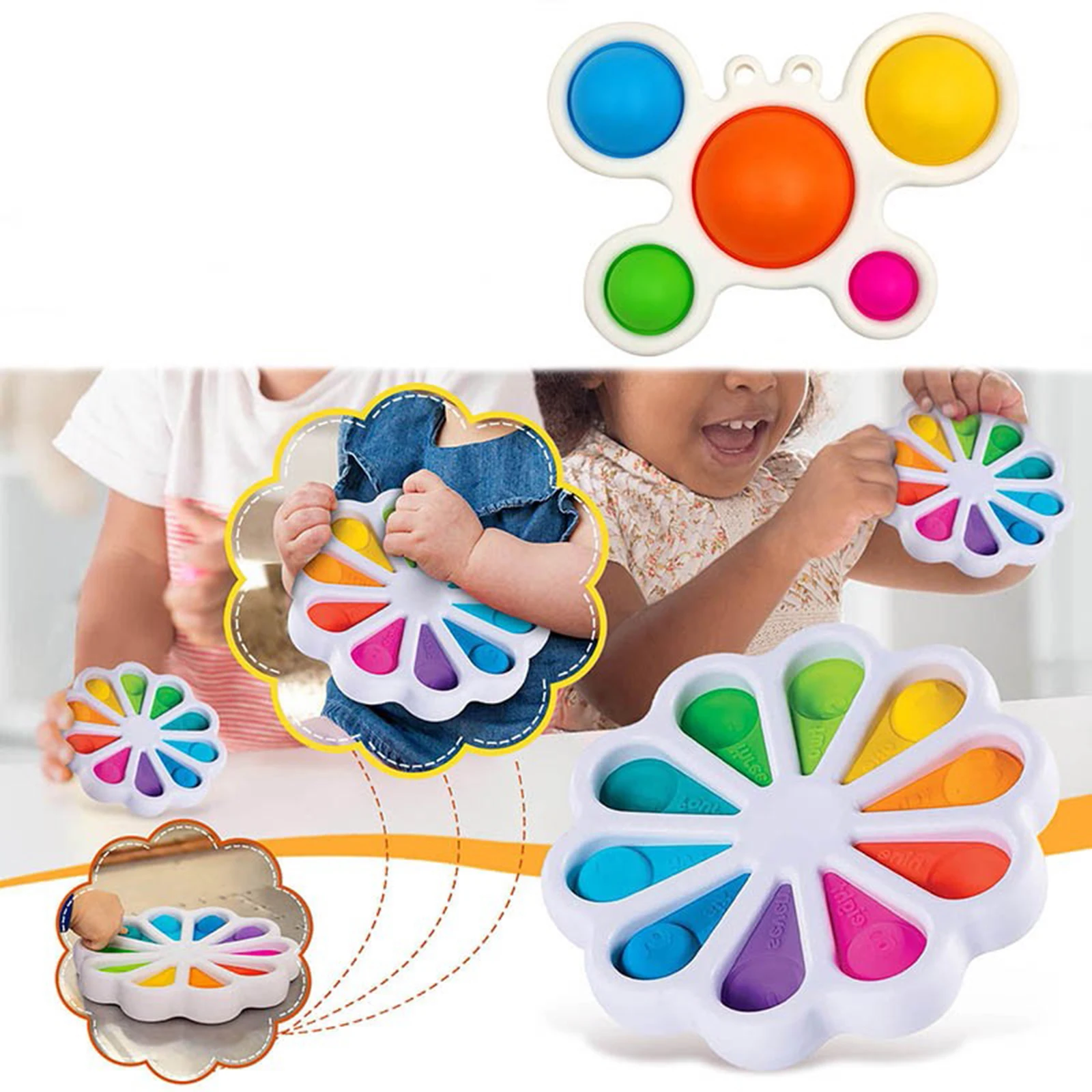 Simple Dimple Fidget Toy Antistress Stress Push Bubble Relief Hand Toys For Kid Easy Soft Silicone Decompression Toys Child Gift
Simple Dimple Fidget Toy Antistress Stress Push Bubble Relief Hand Toys For Kid Easy Soft Silicone Decompression Toys Child Gift