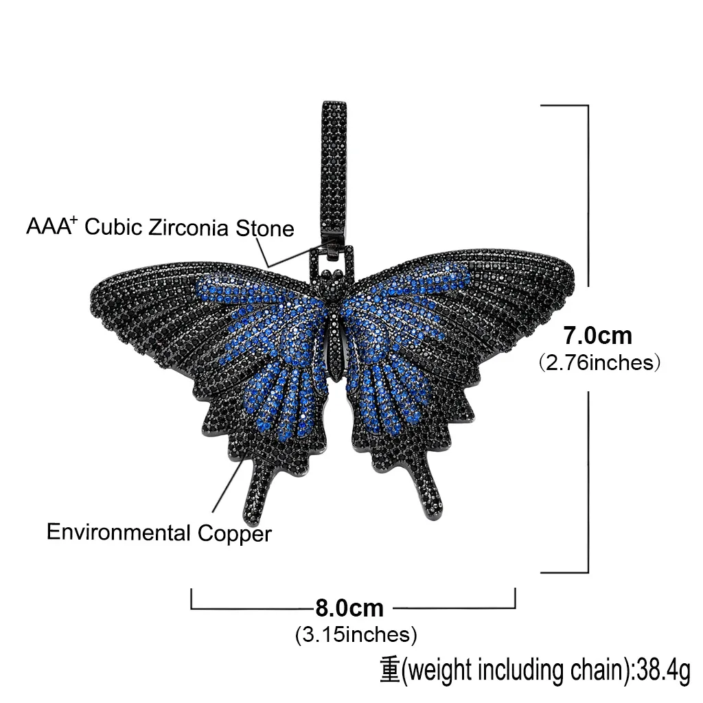2021 New Hip Hop Plane Butterfly Iced Out Cubic Zircon Pendant Gold Silver Color Plated Jewelry for Men Women Gift Dropship
2021 New Hip Hop Plane Butterfly Iced Out Cubic Zircon Pendant Gold Silver Color Plated Jewelry for Men Women Gift Dropship