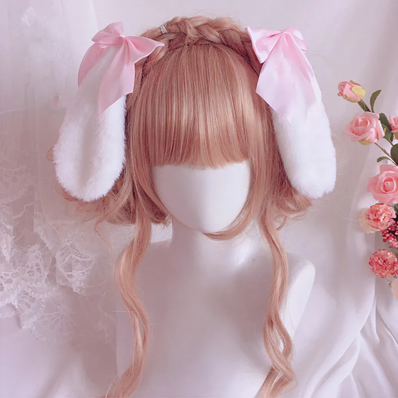 Women Girls Plush Lop Ears Rabbit Hair Clip Kawaii Bunny Ears Hairpin Candy Color Ribbon Bowknot Lolita Cosplay Hair Accessories
Women Girls Plush Lop Ears Rabbit Hair Clip Kawaii Bunny Ears Hairpin Candy Color Ribbon Bowknot Lolita Cosplay Hair Accessories