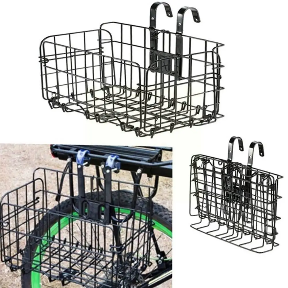 Bike Bicycle Basket Front Rear Bag Foldable Metal Wire Pannier Basket Storage Carryings Mountain T0a1 Cycling Bike Z1i4
Bike Bicycle Basket Front Rear Bag Foldable Metal Wire Pannier Basket Storage Carryings Mountain T0a1 Cycling Bike Z1i4