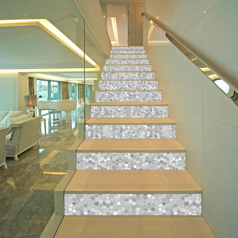 6pcs/set 3D Stair Riser Floor Stickers Waterproof Removable Self Adhesive DIY Stairway Decals Murals Home Decor Dropshipping
6pcs/set 3D Stair Riser Floor Stickers Waterproof Removable Self Adhesive DIY Stairway Decals Murals Home Decor Dropshipping